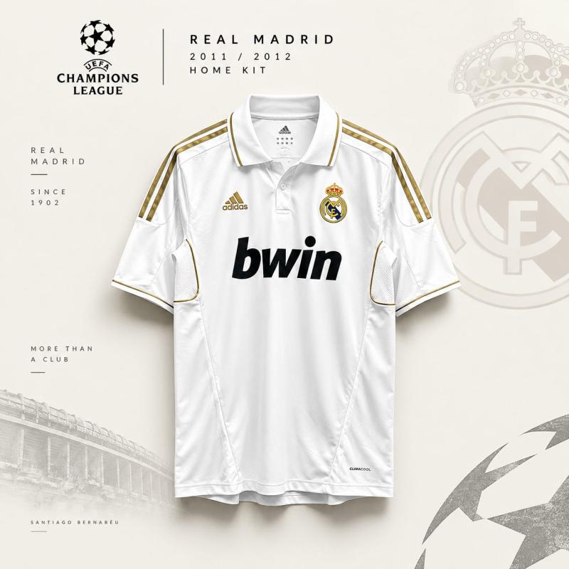 Real Madrid 2011/12 Home Kit (Imported)