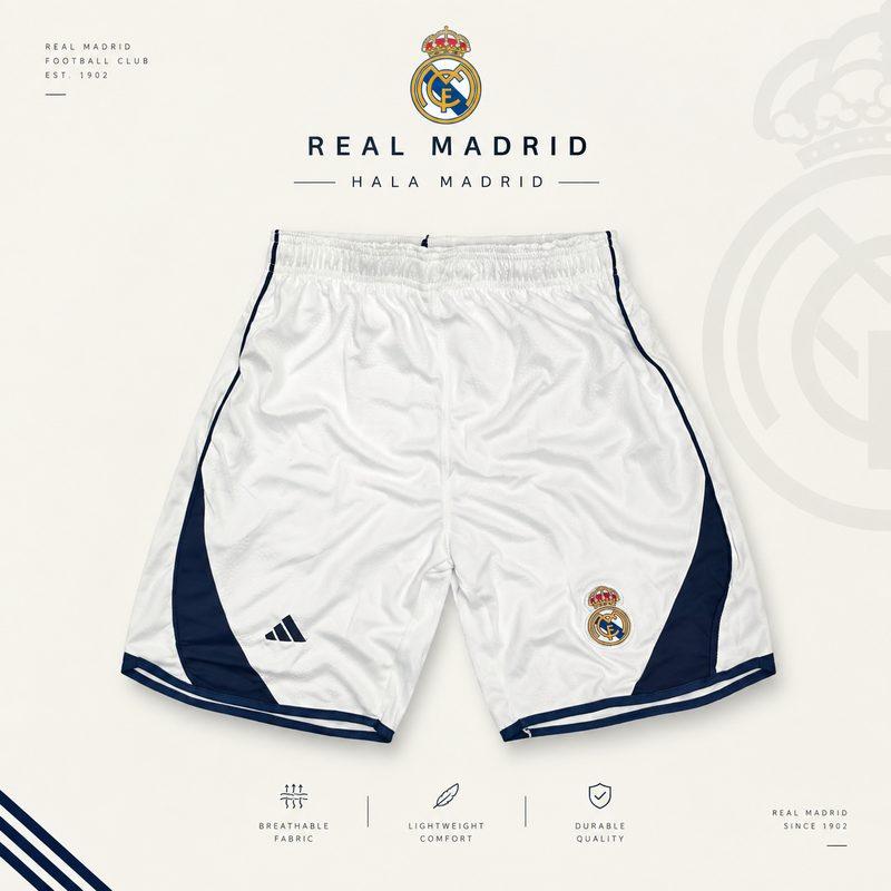 Real Madrid Shorts (White)